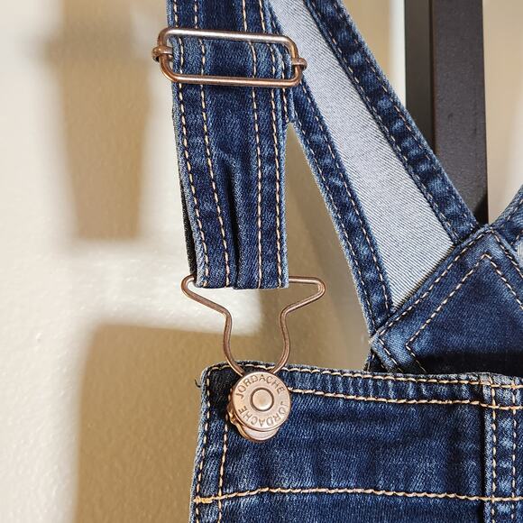 CUSTOM Embroidered Denim Overalls, Kids Size 7/8 - Picture 8 of 11